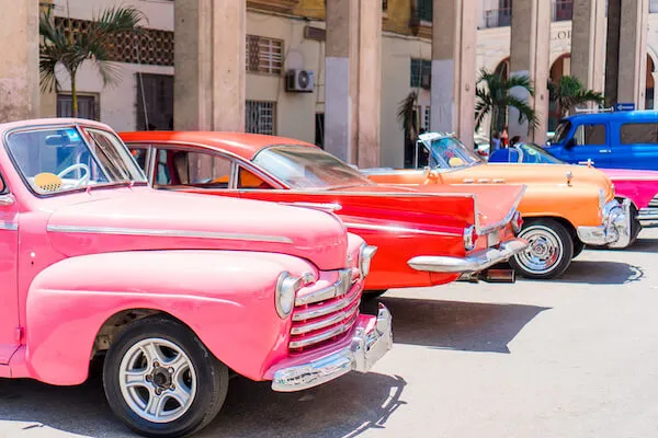 antique convertible car havana