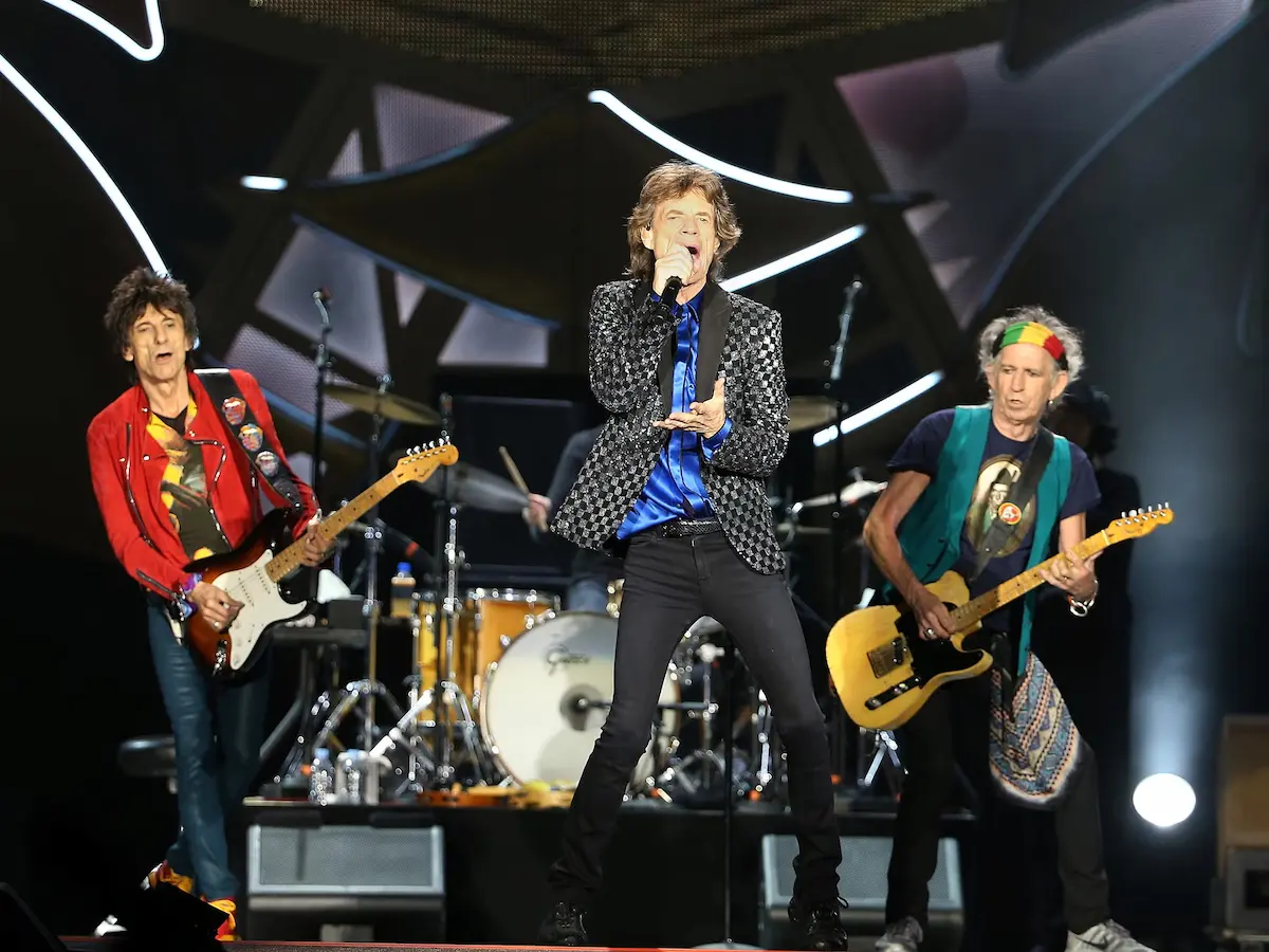 The Rolling Stones Se Apresentando Ao Vivo Em Havana, Cuba, Durante Seu Histórico Show De 2016