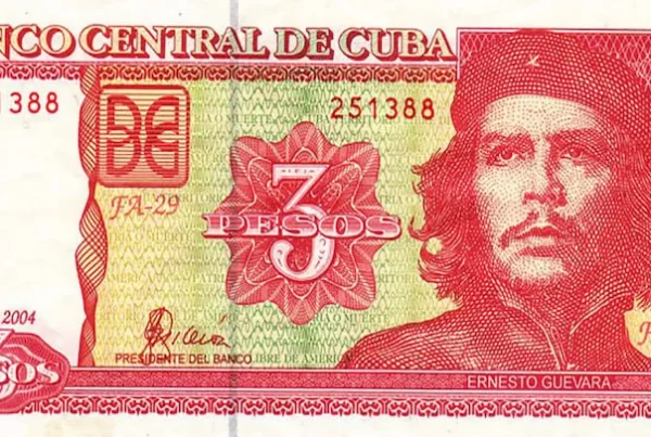 3 pesos cubains che guevara cuba